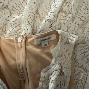 Francesca's Lace Overlay Dress